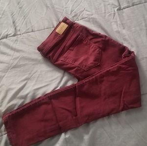 Aeropostale Maroon Skinny Jeans